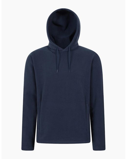 Mountain Warehouse Blue Raso Hooded Hoodie for men