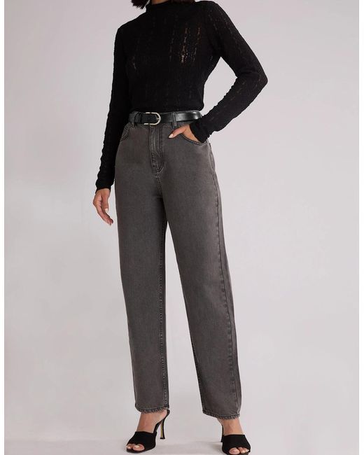 Ro&zo Green Lace High Neck Top