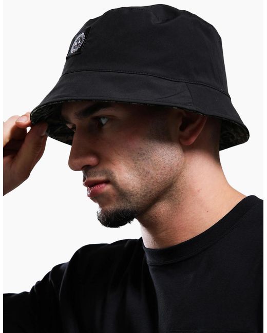 Marshall Artist Green Reversible Bucket Hat/Camo for men