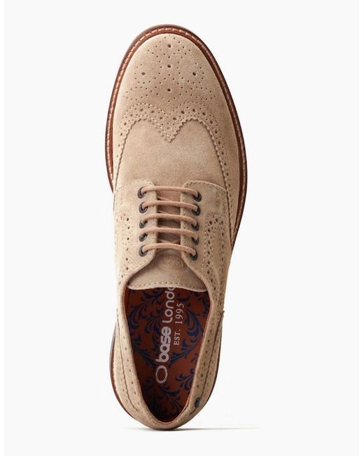 Base London Brown Hatfield Brogues for men