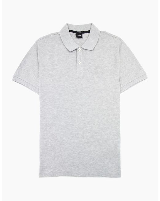 Boss Gray Pallas Polo S/S Light for men