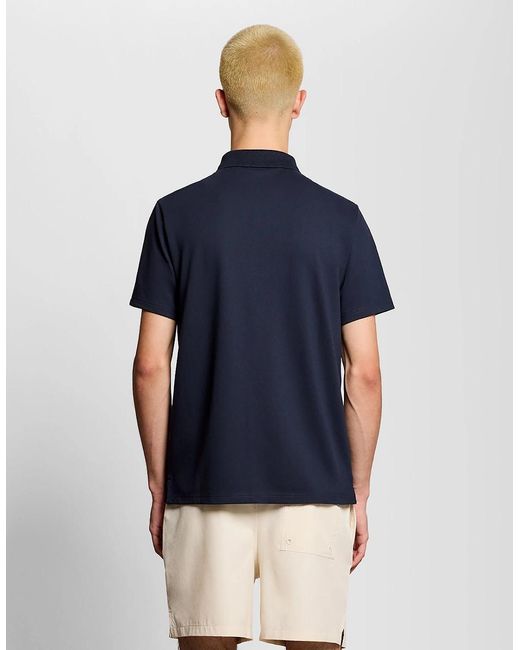 Lyle & Scott Blue Sports Polo Shirt for men
