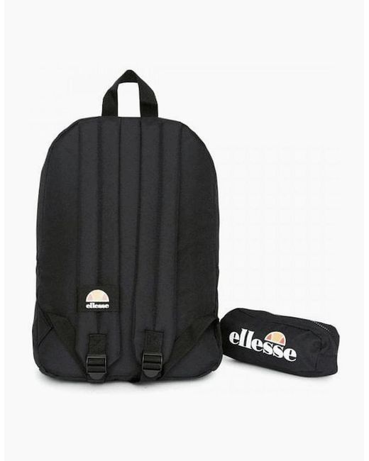 Ellesse Black Rolby Backpack for men