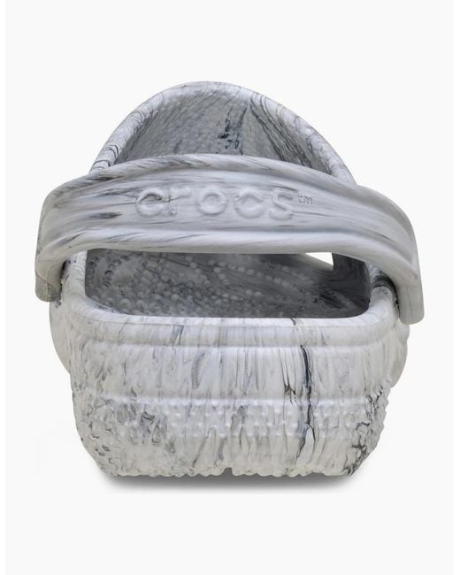 CROCSTM Gray Classic Marbled Clogs