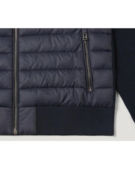 Belstaff Blue Control Cardigan Dark Ink for men
