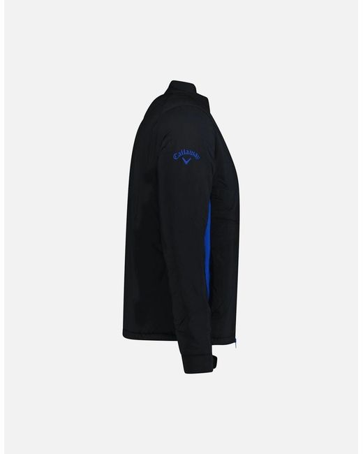 Callaway Apparel Blue Golf Mixed Media Insulated Jacket Caviar for men