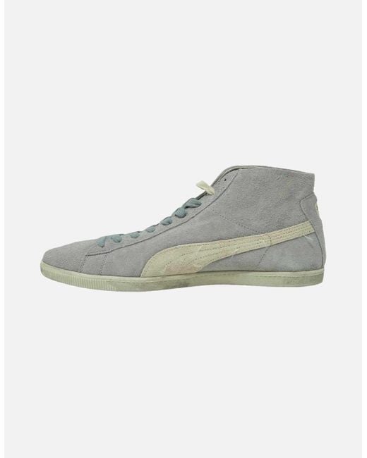 PUMA Gray Adult Gylde Vintage Suede Mid Cut Trainers