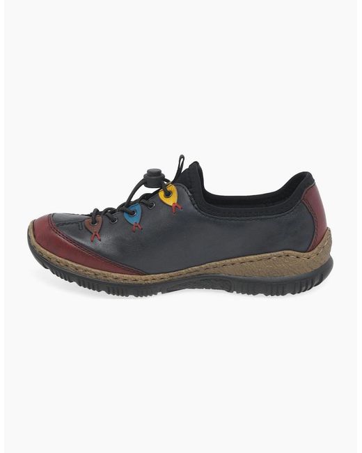 Rieker Black Herbie Pull On Shoes
