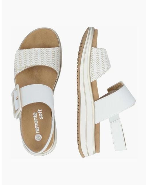 Remonte White Ladies Sandal D1J53-81