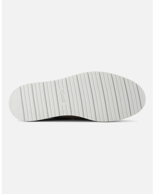 TOMS White Navi Trvl Lite Havana Dune Dark Suede Loafer for men