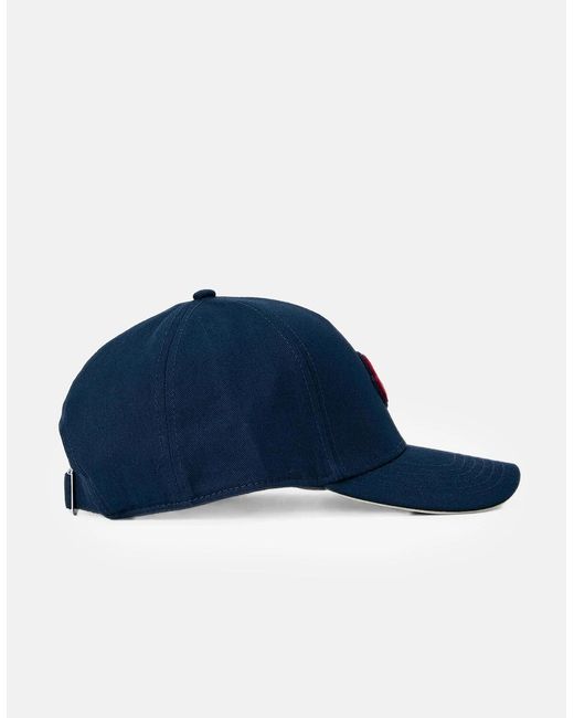 Moncler Blue Archive Logo Cap for men