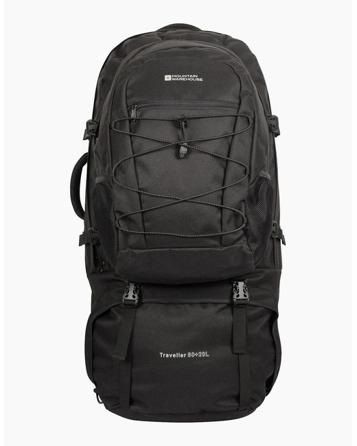 Mountain Warehouse Black Traveller 100L Backpack