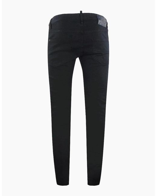 DSquared² Blue Cool Guy Jean Reinforced Ripped Jeans for men