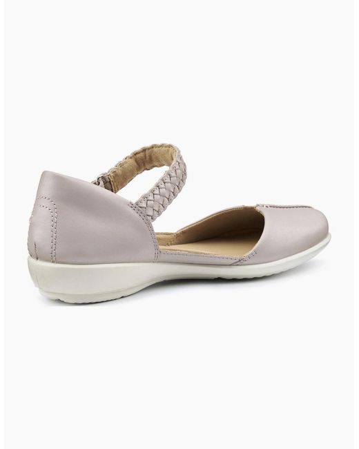 Hotter White Lake Mary Jane Shoes