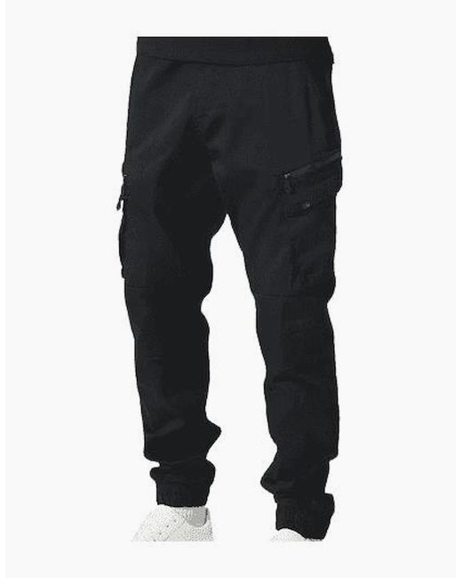 883 Police Black Ware Cargo Pants for men