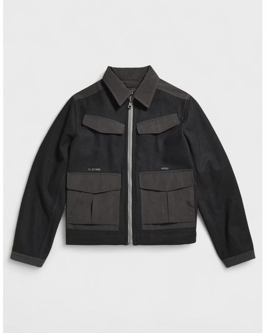 G-Star Black Raw Short Jacket for men