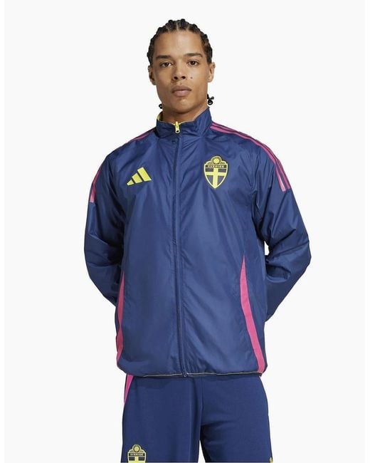 Adidas Blue Svff Anthm Anorak for men