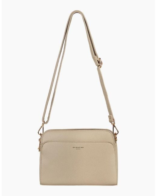 David Jones Natural Madrid Shoulder Bag