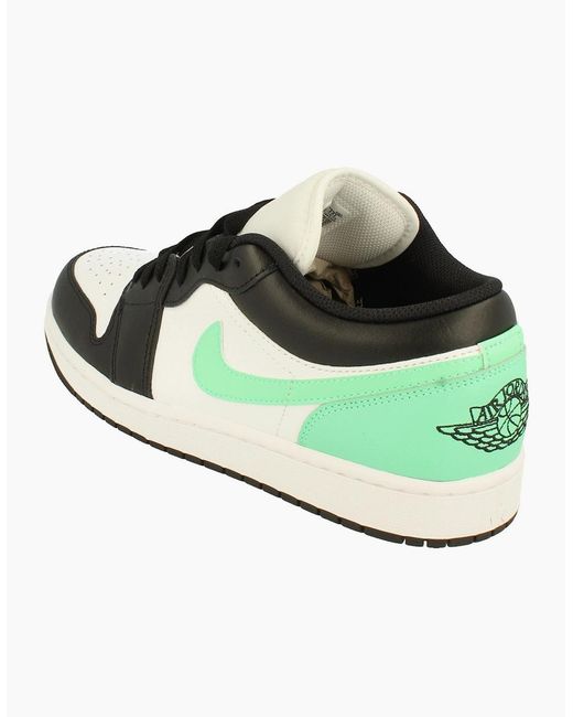Nike White Air Jordan 1 Low Trainers 553558 131 for men