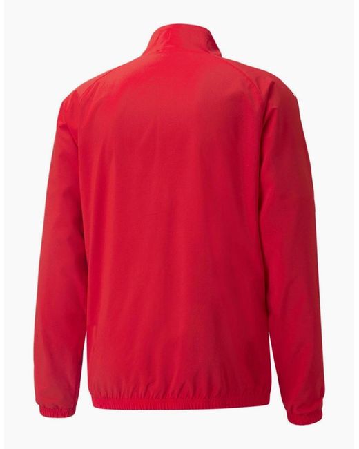 PUMA Red Teamliga Sideline Jacket Tracksuit Top for men