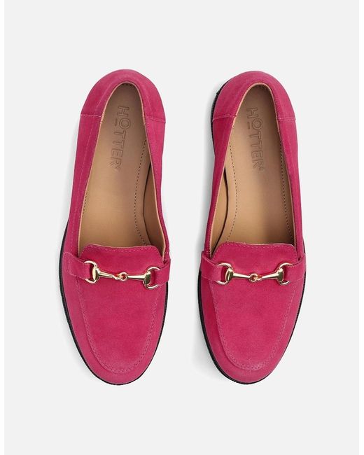Hotter Pink Clovelly Loafers