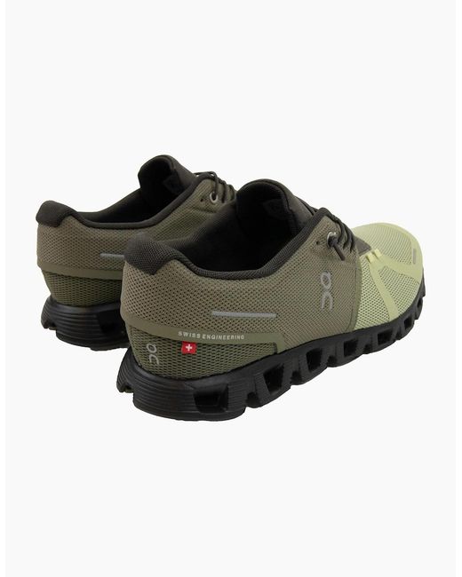 On Shoes Natural Running Cloud 5 Running Trainer Grove/Haze for men