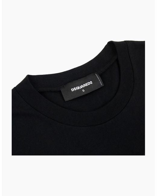 DSquared² Black Bear Logo Cool Fit T Shirt 900 for men