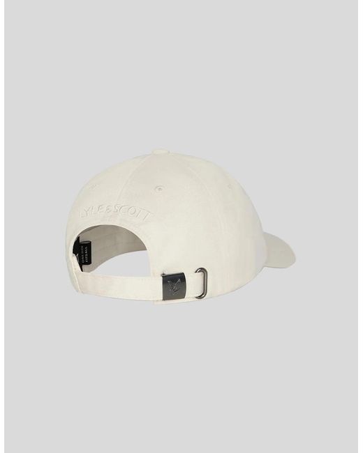 Lyle & Scott White Baseball Cap for men