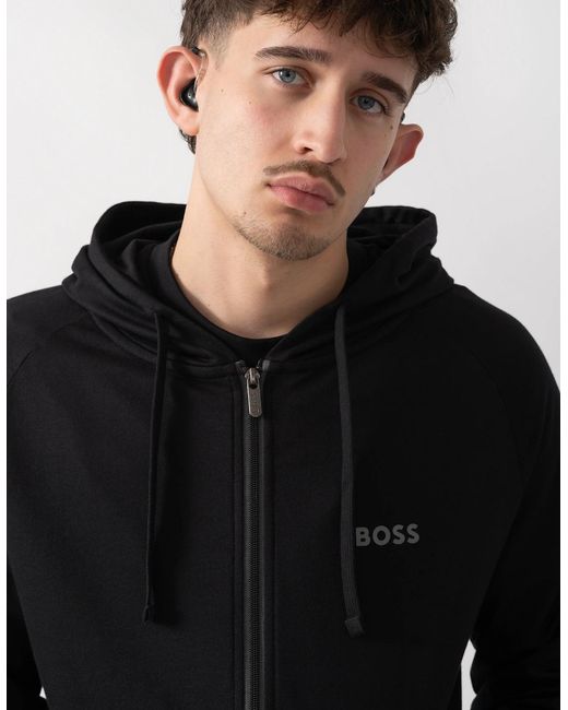 Boss Black Boss Authentic Zip Up Loungewear Hoodie 50545573 for men