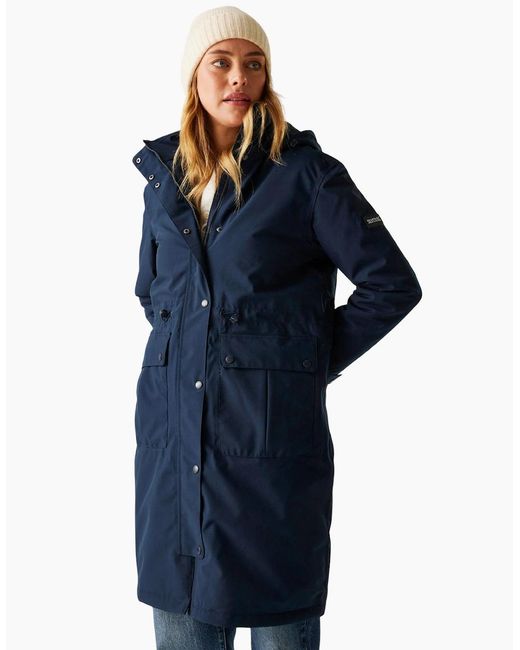 Regatta Blue Ladies Yannta Insulated Waterproof Jacket