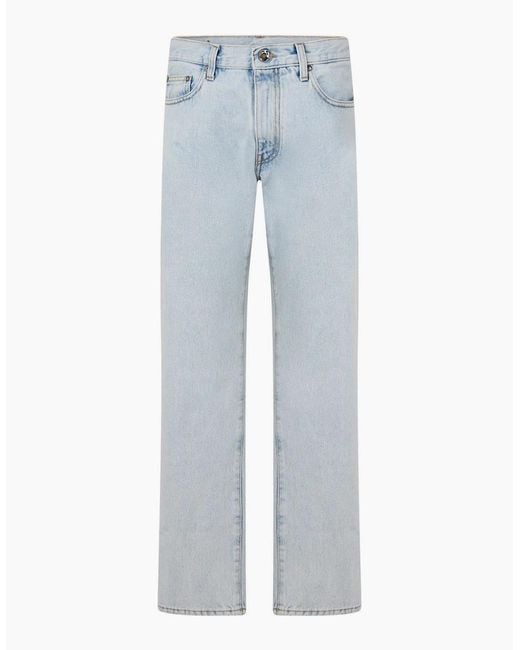 Off-White c/o Virgil Abloh Blue Slim Fit Jeans for men