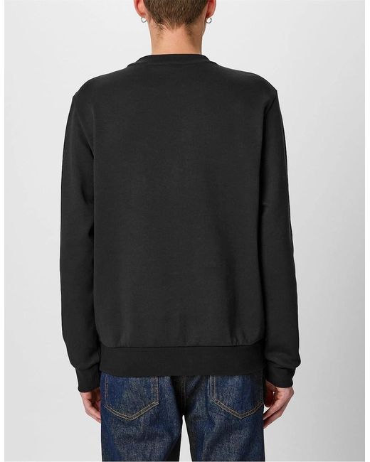 Boss Black Patch Crewneck Sweater for men
