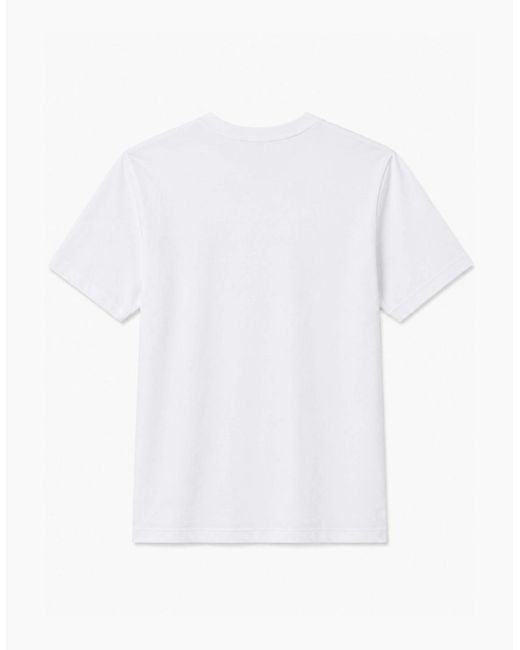 Nike White Embroidered Logo Swoosh T Shirt for men