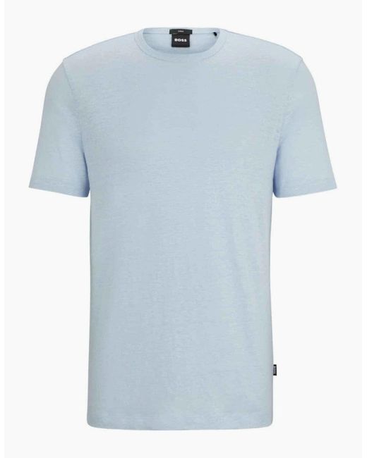 Boss Blue Boss H Thompson 235 T-Shirt 450 Light Pastel for men