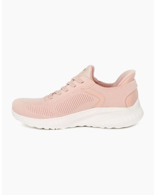 Skechers Pink Bobs Squad Chaos Slip
