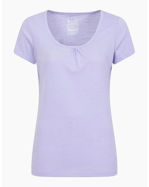 Mountain Warehouse Purple Ladies Agra Quick Dry T-Shirt