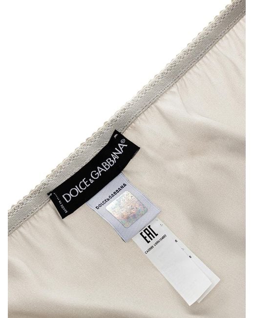 Dolce & Gabbana White Slip