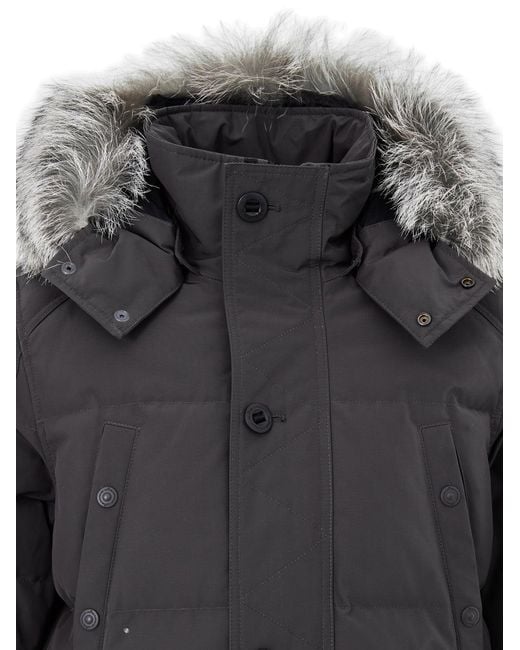 Moose Knuckles Gray Giubbino Field Jacket for men