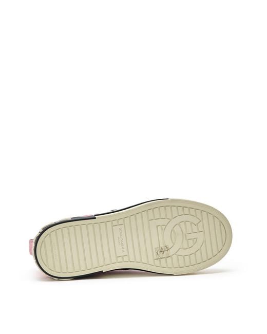 Dolce & Gabbana Pink Slip On Matélassé