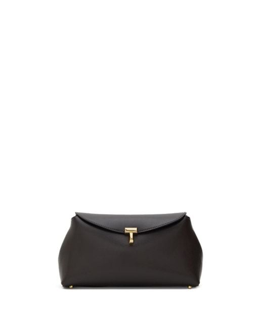 Totême  Black Borsa Clutch A Spalla T-Lock