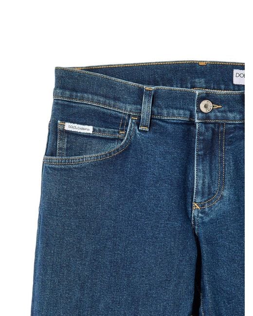 Dolce & Gabbana Blue Jeans Skinny Cinque Tasche for men