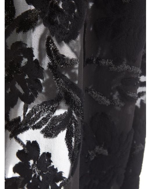 Lardini Black Long Embellished Dress With Petticoat