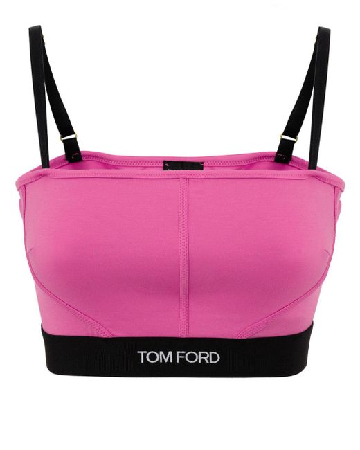 Tom Ford Pink Top Intimo Donna Con Spalline