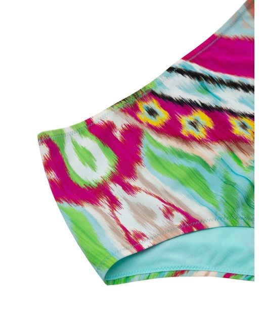 Etro White Bikini Con Slip Alto