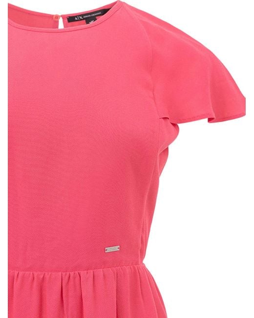 ARMANI EXCHANGE Pink Fuchsia Mini Dress