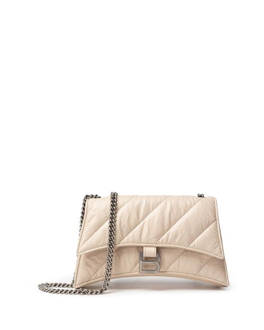Balenciaga Natural Small Crush Bag
