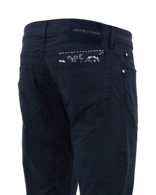 Jacob Cohen Blue Pantaloni Nick for men