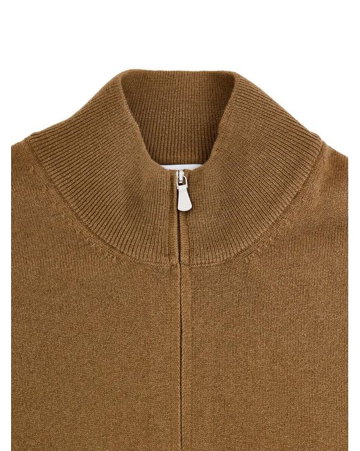 Gran Sasso Brown Maglione Cardigan for men