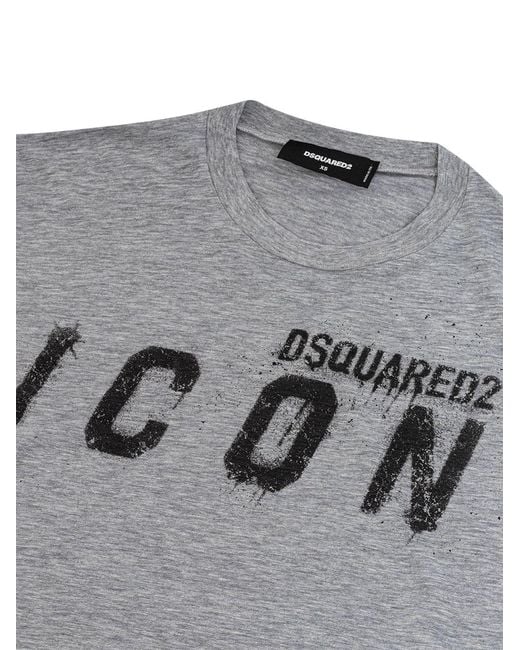 DSquared² Gray T-Shirt Mélange for men