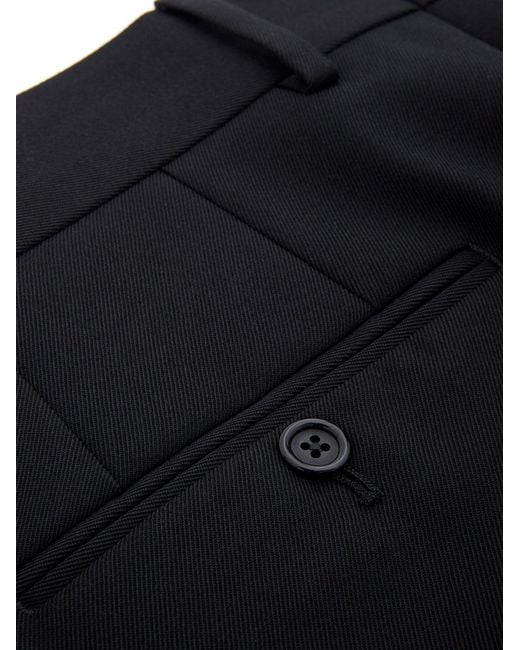 Dolce & Gabbana Black Elegant Trousers With Sweet Pleats & Gabbana for men